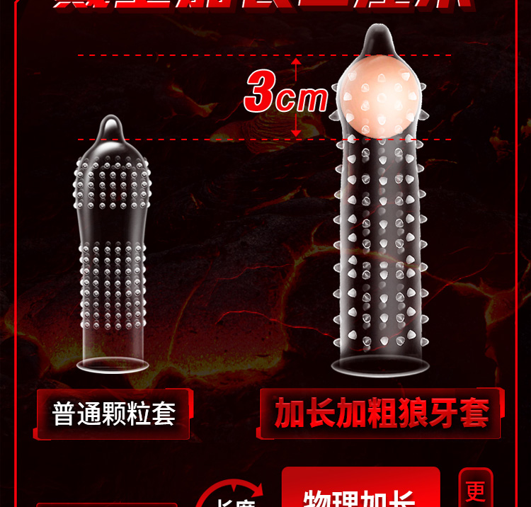 尚牌 狼牙柔珠避孕套10只装